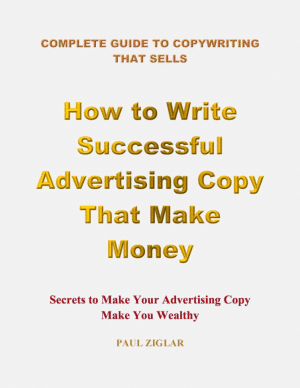 cover book for How to Write Successful Advertising Copy That Make Money