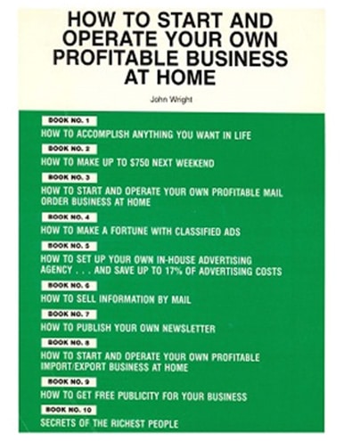 cover book for How to Start and Operate Your Own Profitable Business at Home